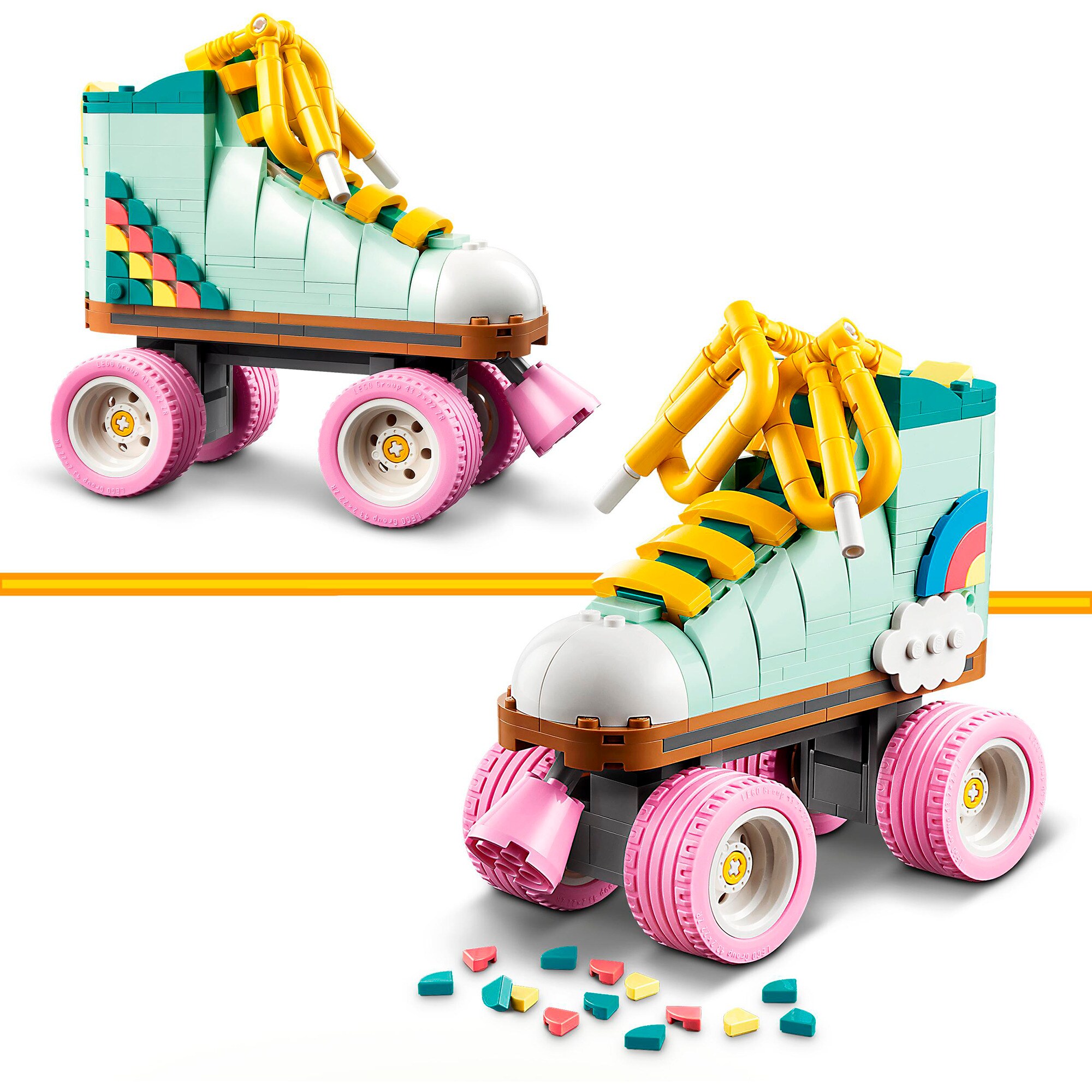 LEGO Konstruktionsspielzeug Creator 3-in-1 Rollschuh
