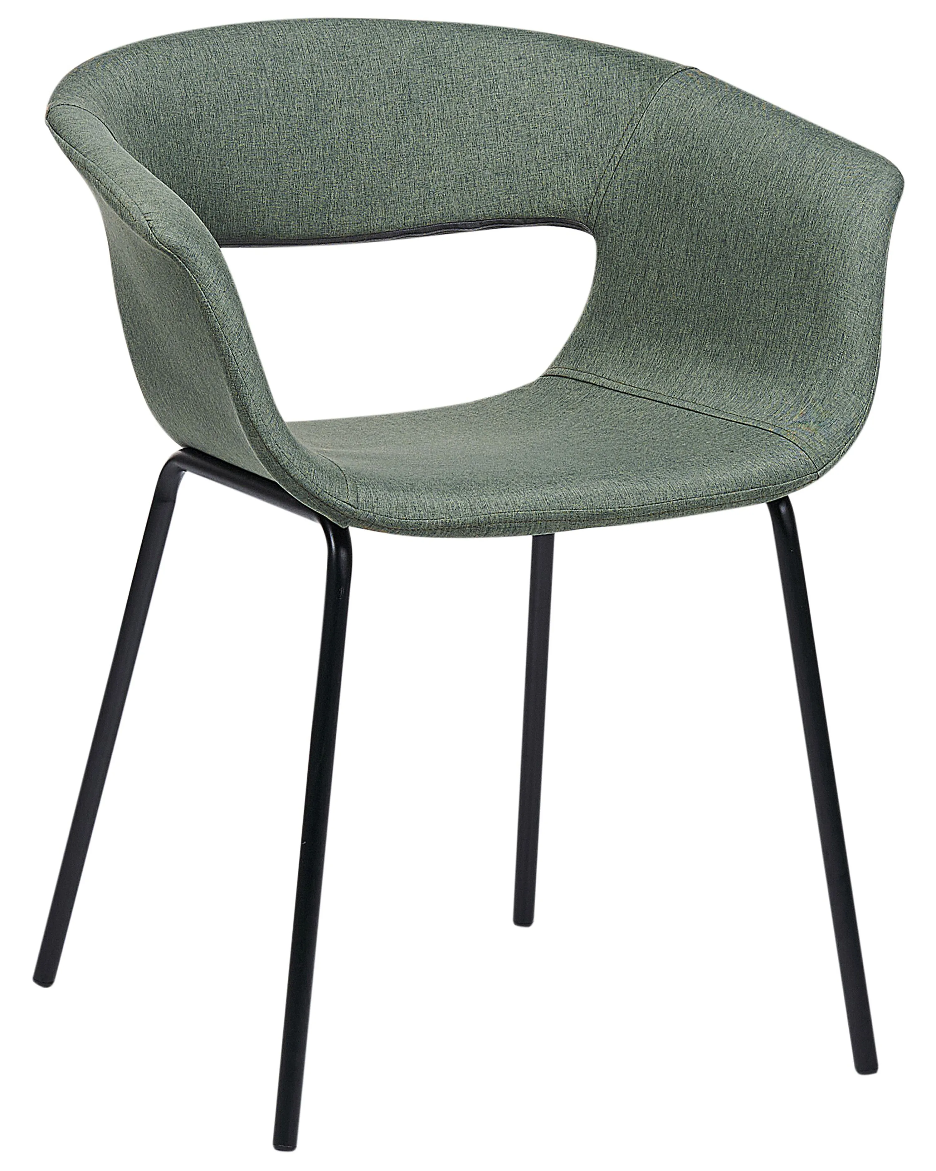Set van 2 eetkamerstoelen ELMA Donkergroen