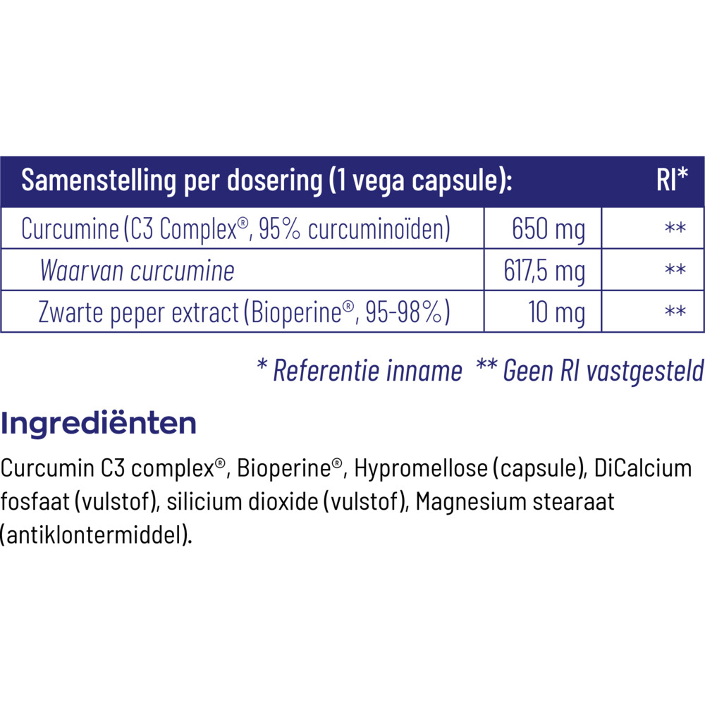 2x Vitakruid Curcuma C3 120 vegacapsules