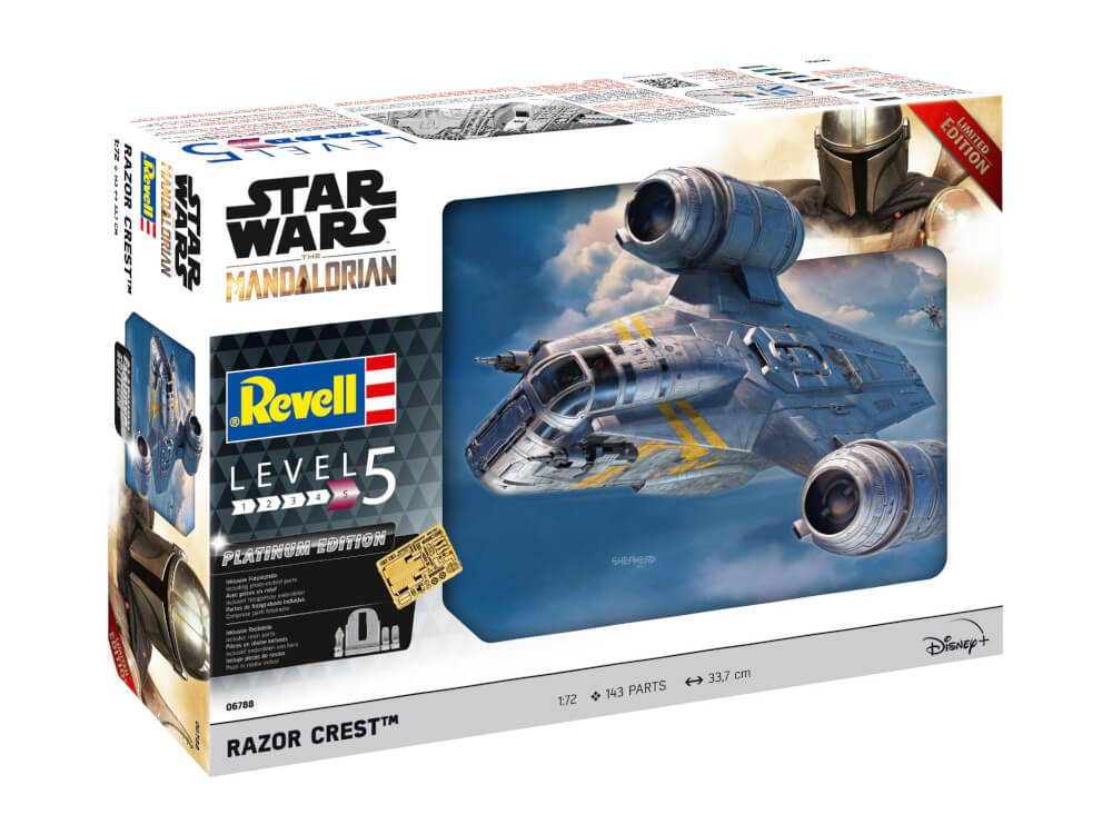 The Mandalorian: Razor Crest Platinum Edition, Revell Modellbausatz Star Wars