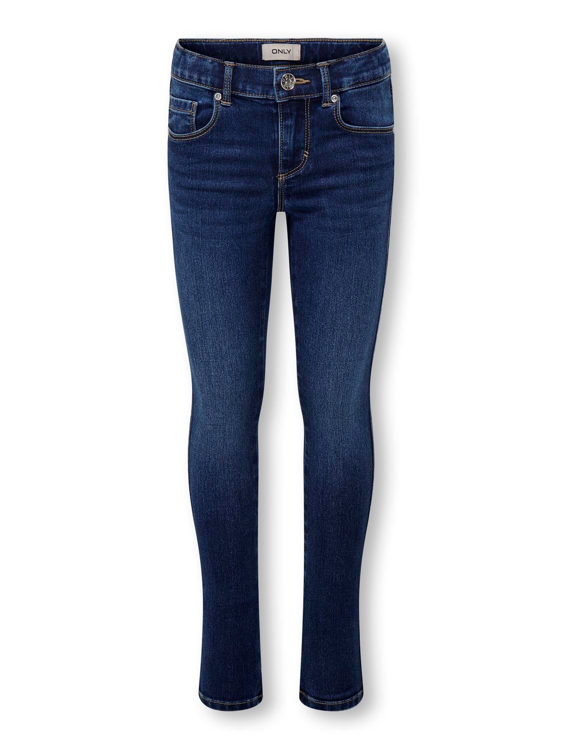 KOGROYAL Skinny Fit Jeans Dark Blue Denim