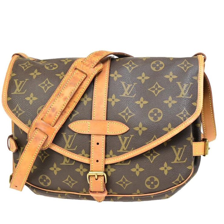 Louis Vuitton Vintage Louis Vuitton Saumur Brown