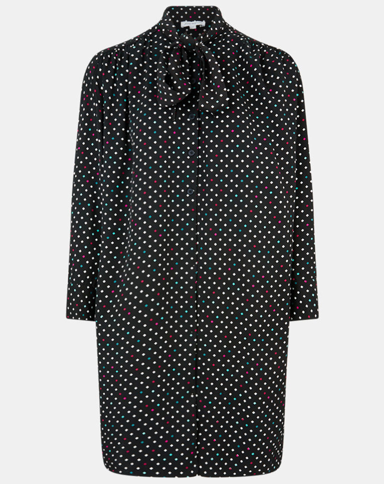 Jodhpur Robe Brama cravate noire