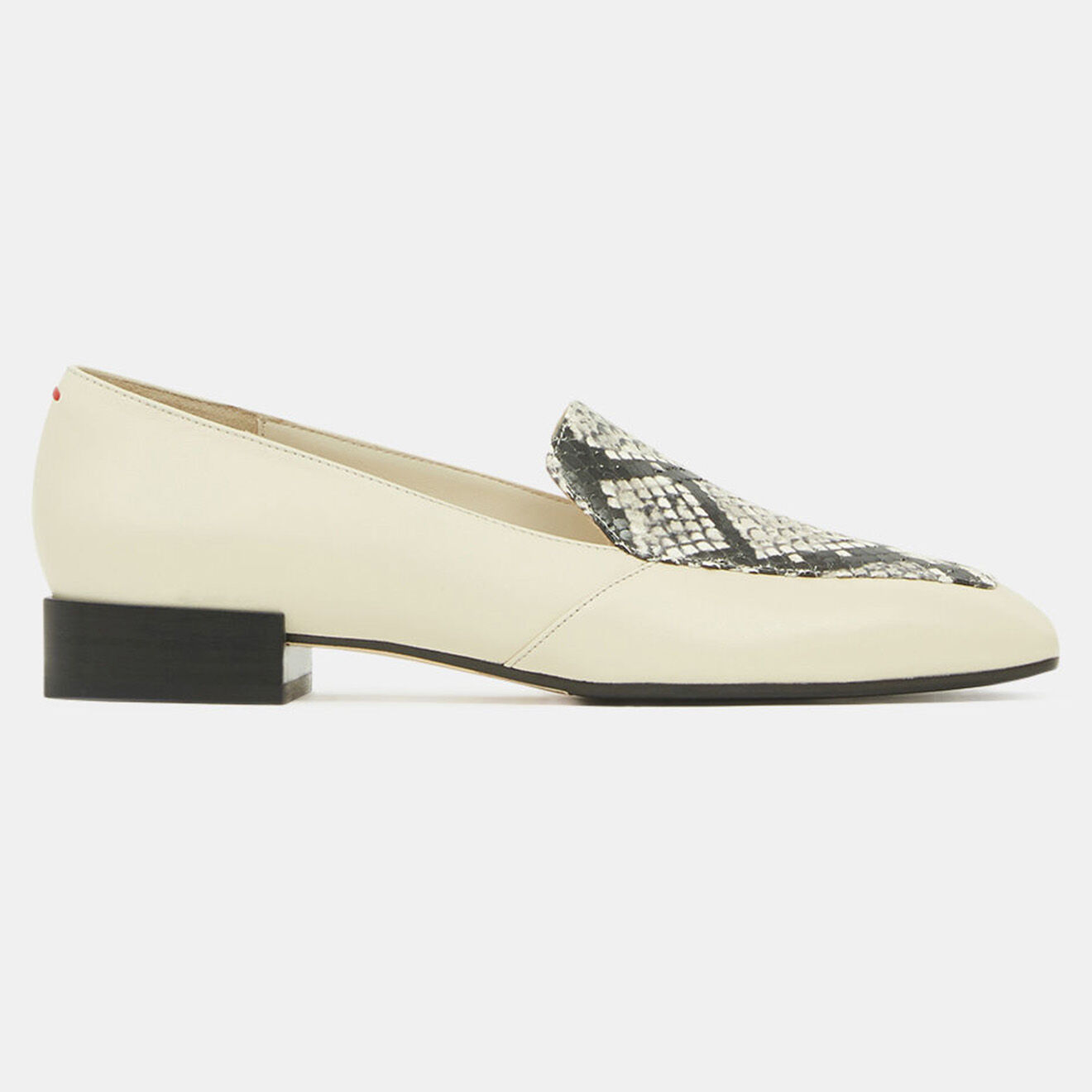 Aeyde Mocassins en Cuir Angi beiges