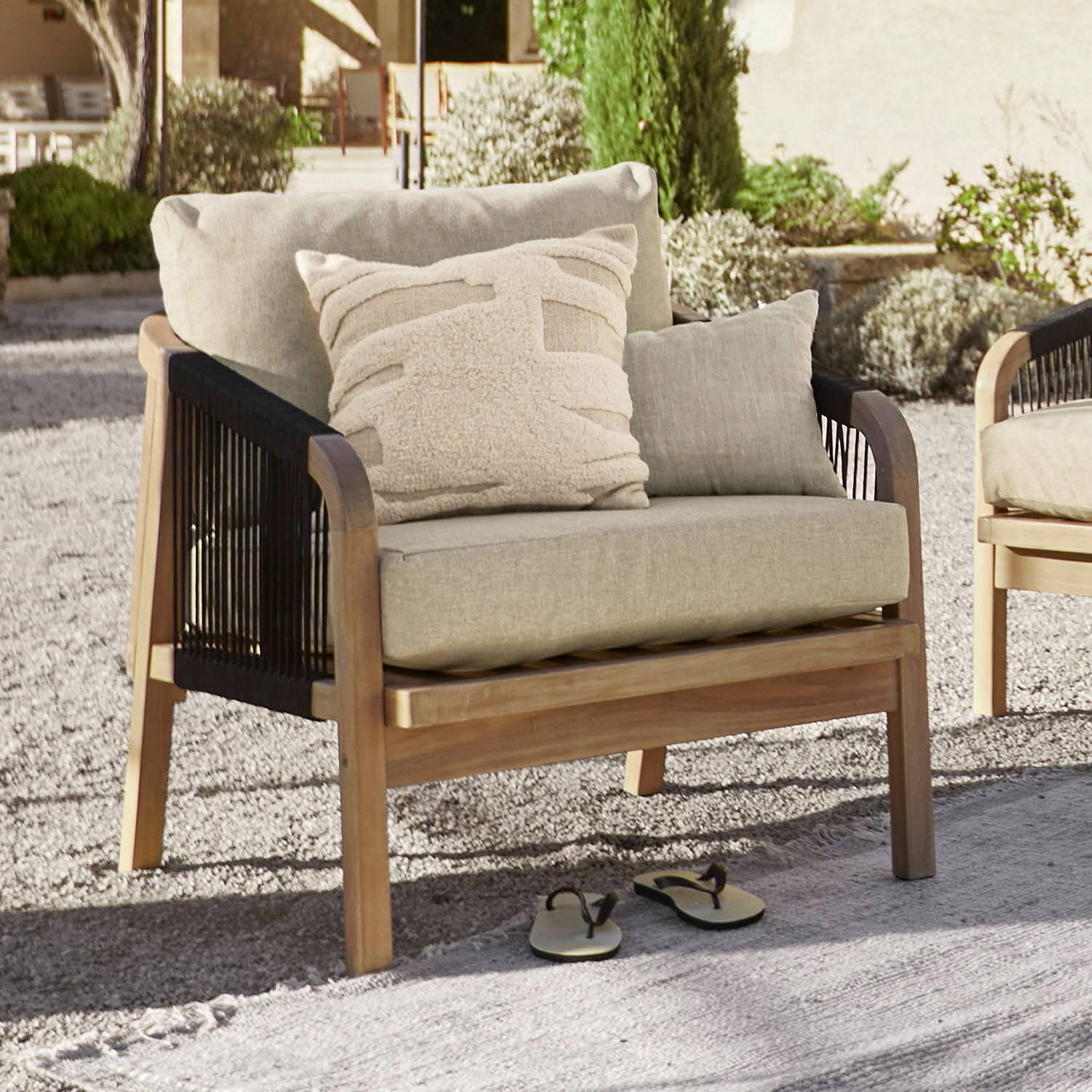 Sessel FSC®-100% Shreveport braun/beige