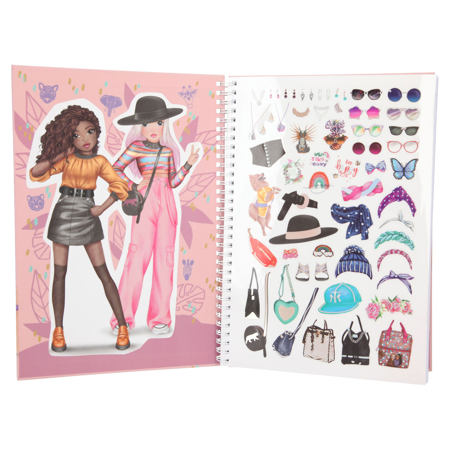 TOPModel Kleurboek met Kleurpotloden