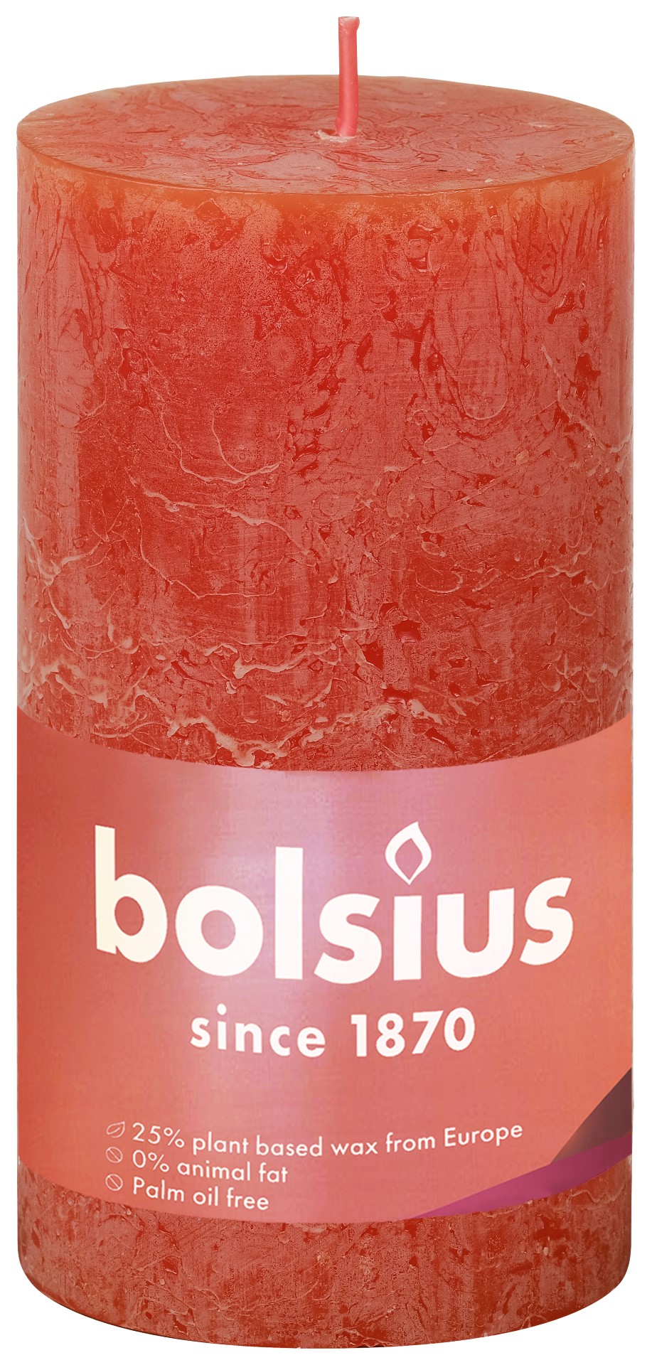 Bolsius Rustiekkaars 130/68 Earthy Orange (1 stuk)