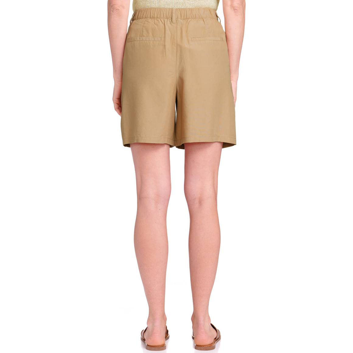 Gina Benotti Damen Bermuda in Unifarben beige
