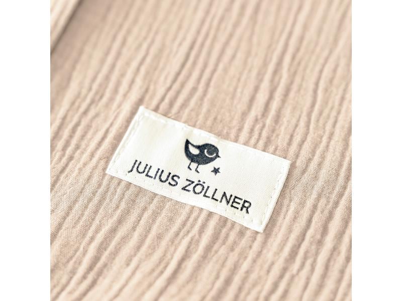 Julius Zöllner Baby-Sommerschlafsack Musselin Sand Gr. 70 Schlafsack für warme Sommernächte