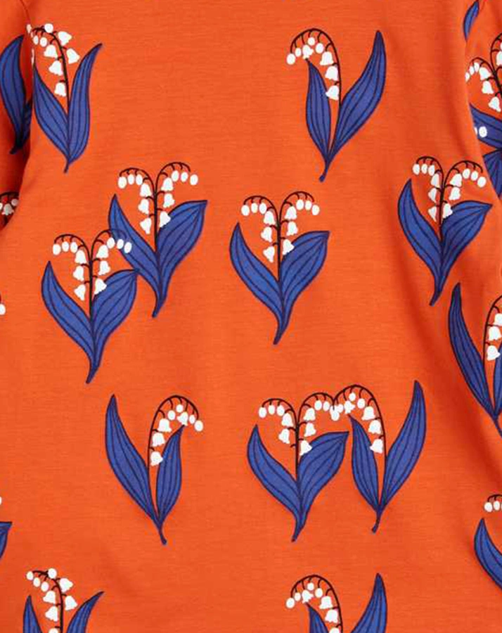 Langarmshirt LILY OF THE VALLEY in rot