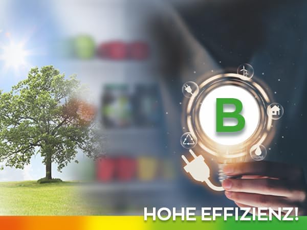 Heinrich´s Kühlgefrierkombination 323L, Kühlvolumen 219L, Gefriervolumen104L, LED Beleuchtung, Türanschlag wechselbar, leise 39 dB, große Tiefkühlboxen, 7 Temperaturstufen, Inox, effizient