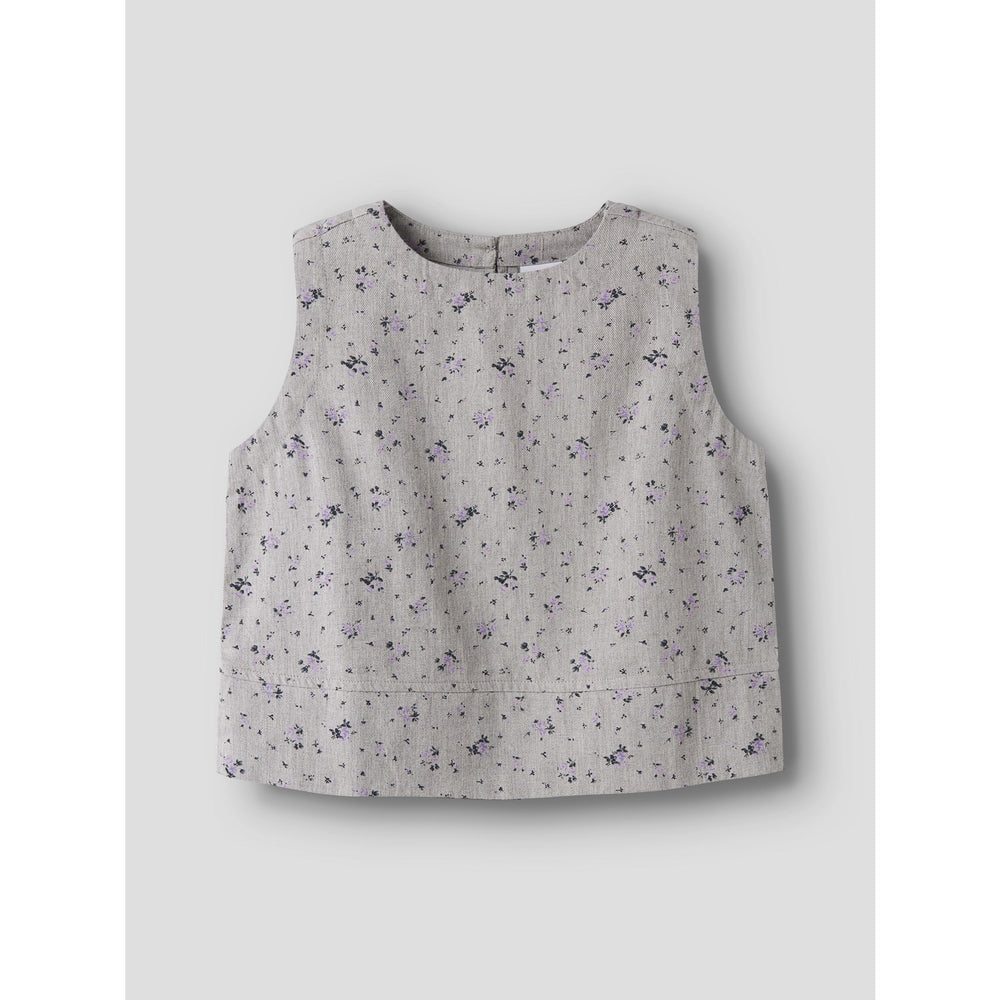 Køb Name It Lavender Gray Nkfdrita Sl Kort Top