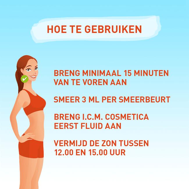 Vision Zonnebrand Face Fluid SPF 30 50 ML