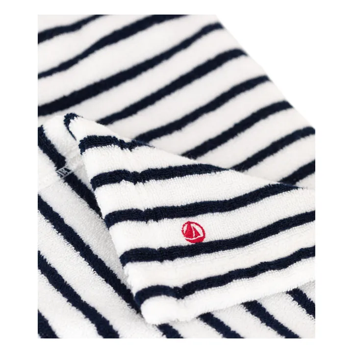Petit Bateau Cape de Bain en Eponge | Ecru