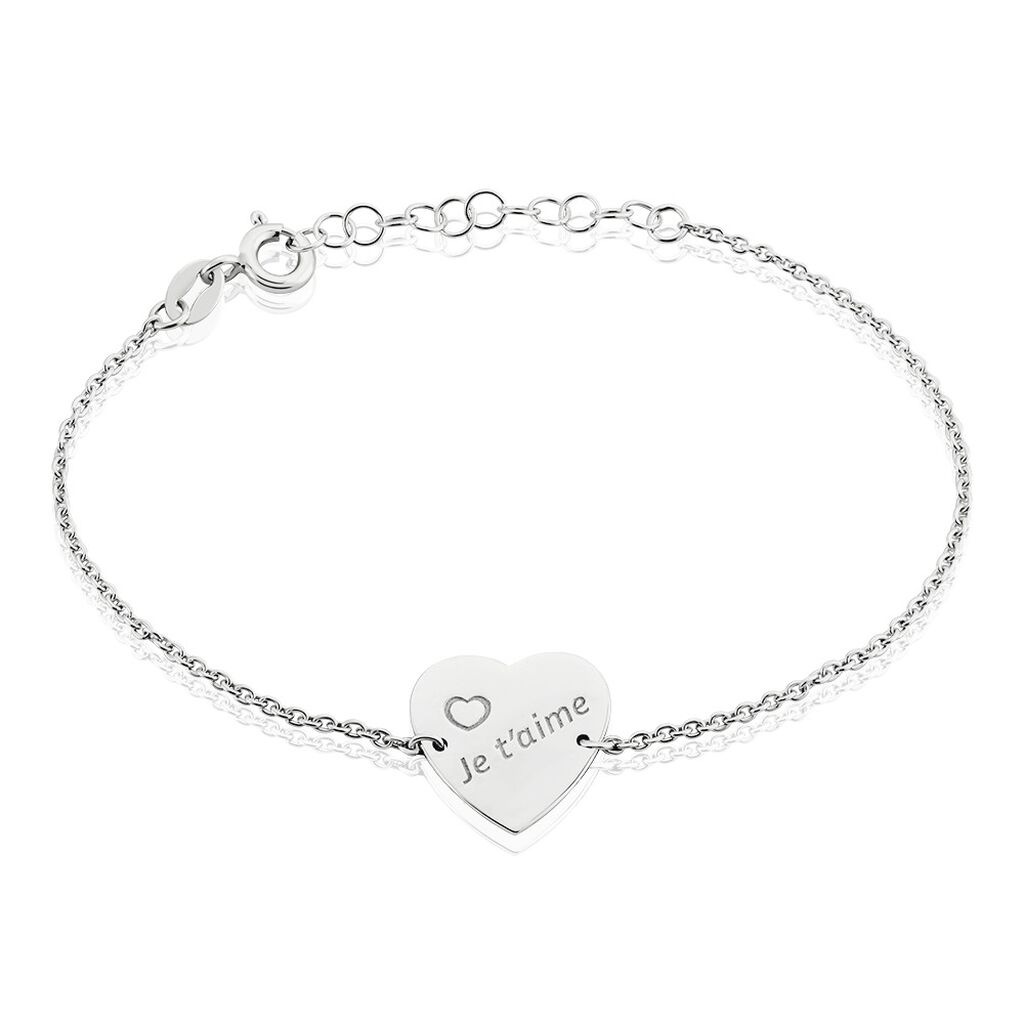 Bracelet Argent Blanc Sharla