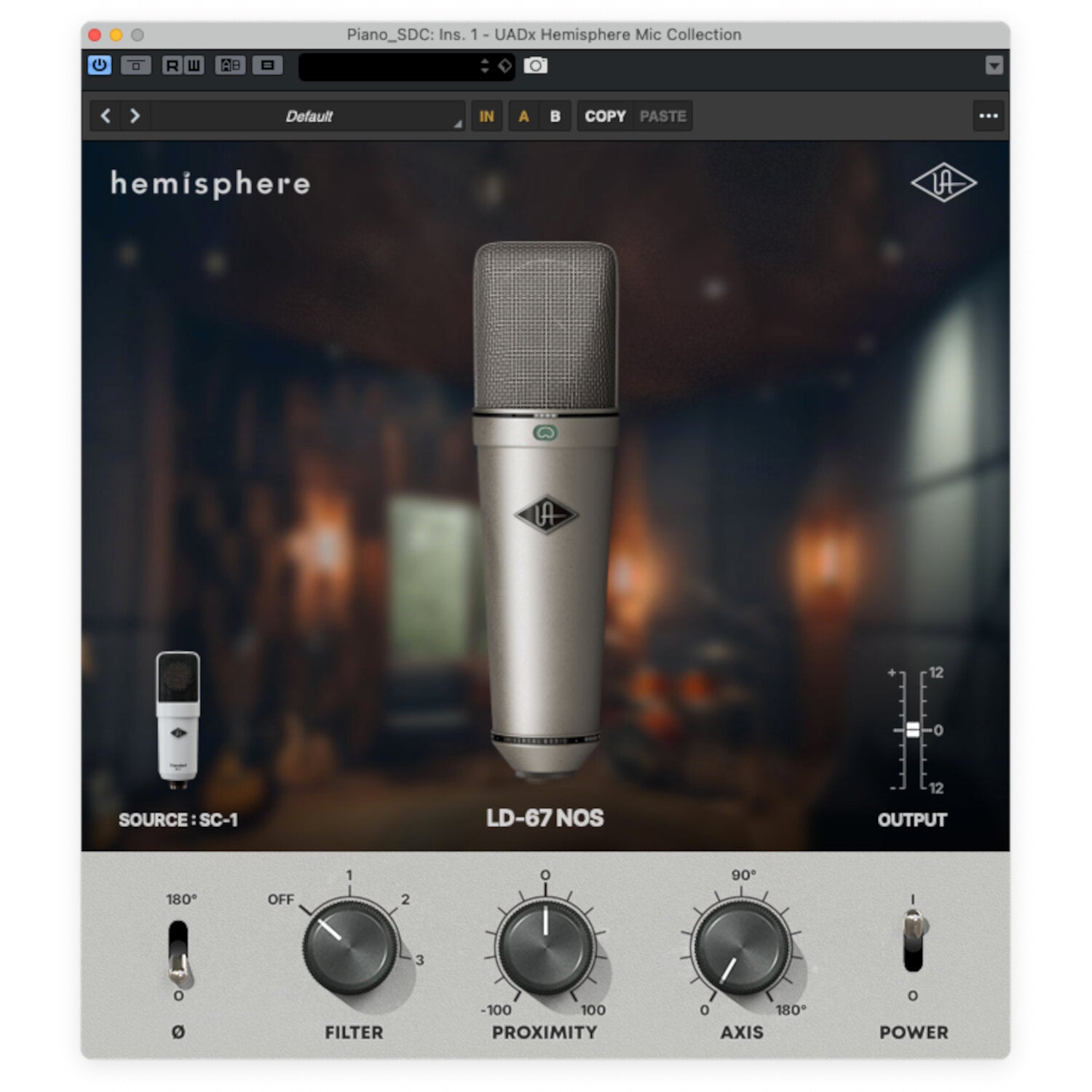 Universal Audio SC-1 grootmembraan condensatormicrofoon