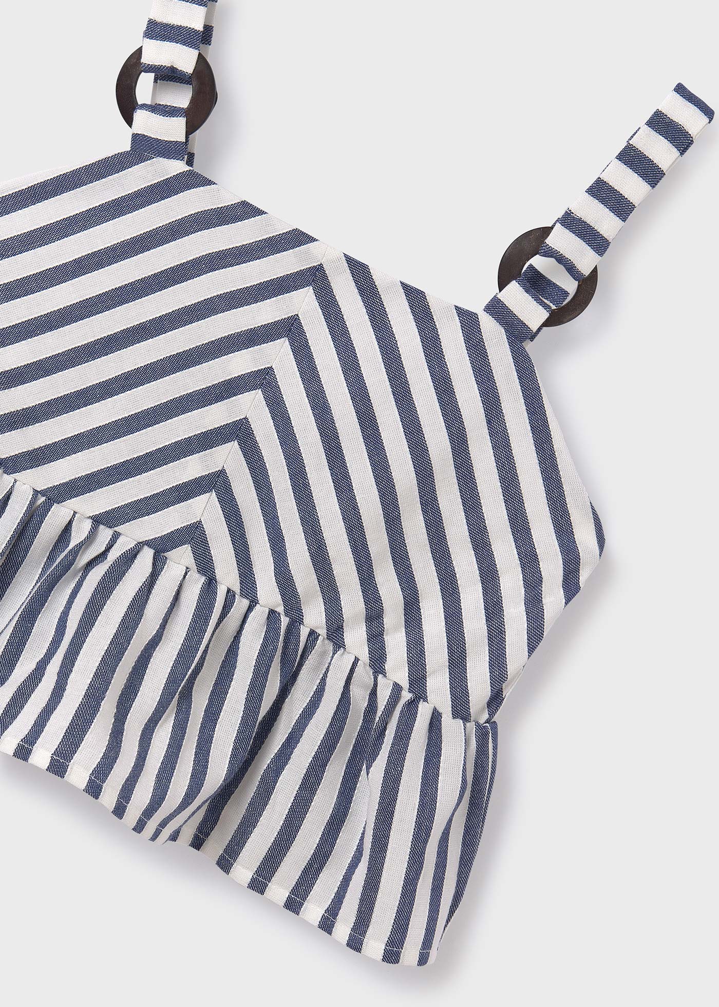 Blusa listrada para meninas, cor tinta