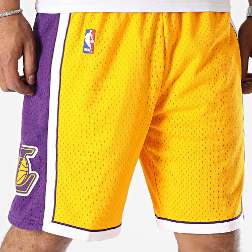Short Jogging Los Angeles Lakers SMHCP190757 Jaune Violet