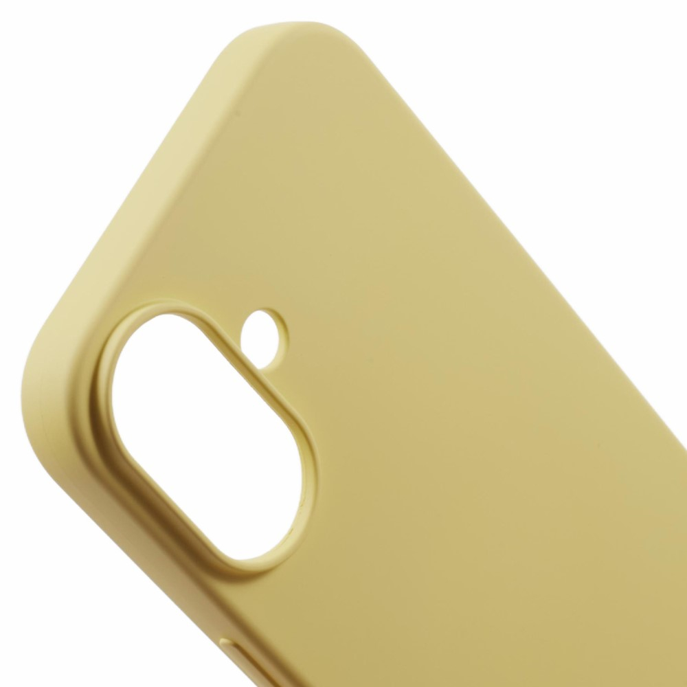 iPhone 16 Gummi Case Schutzhülle - Gelb (Matt)