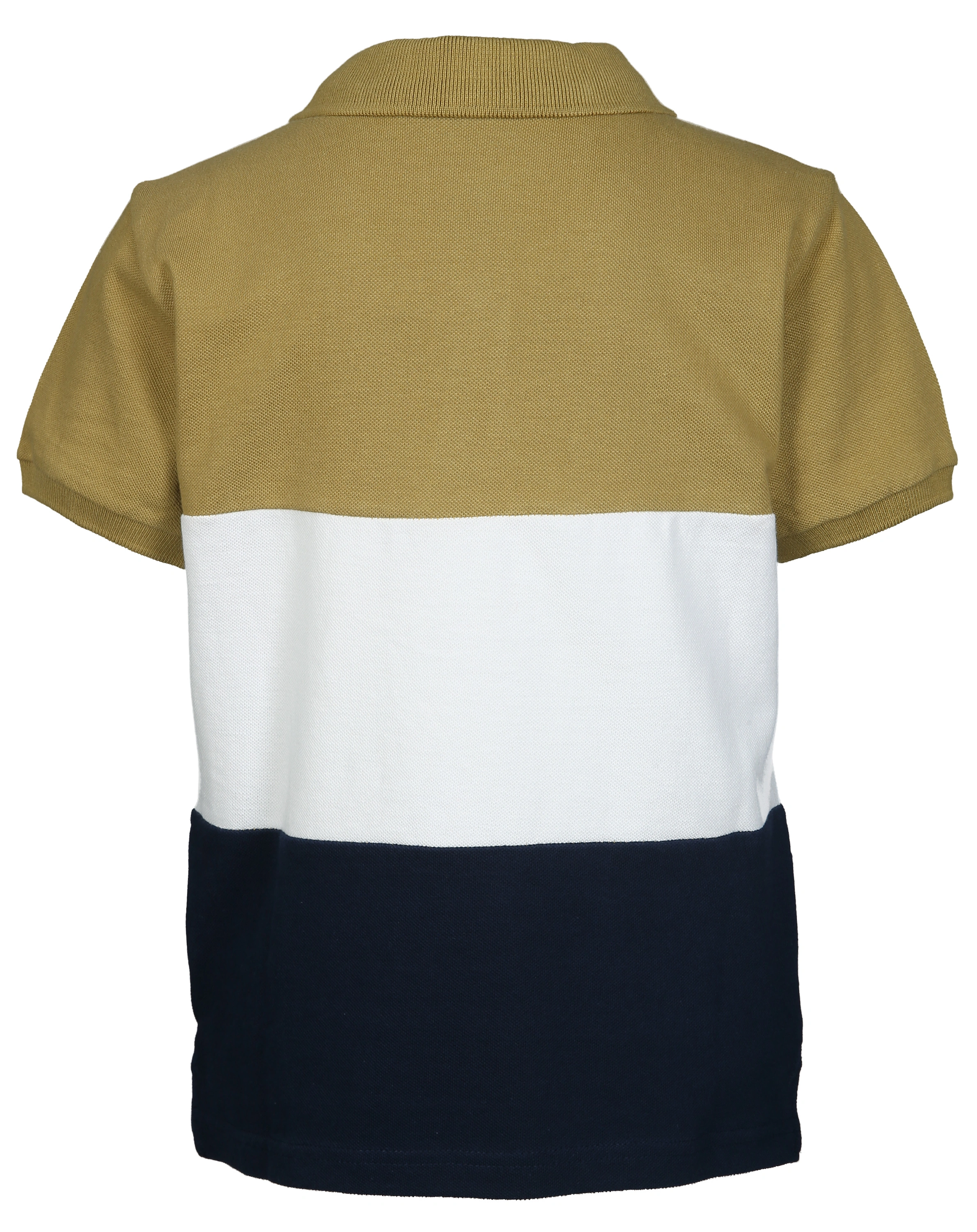 Poloshirt BLOCKS in grün/weiß/blau