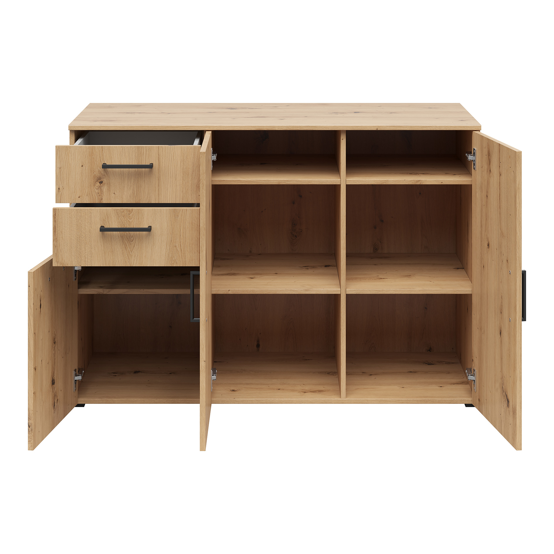 Sideboard - Artisan Eiche - 120 cm breit - XL-Tiefe