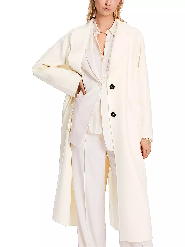 MARC CAIN Wollmantel beige
