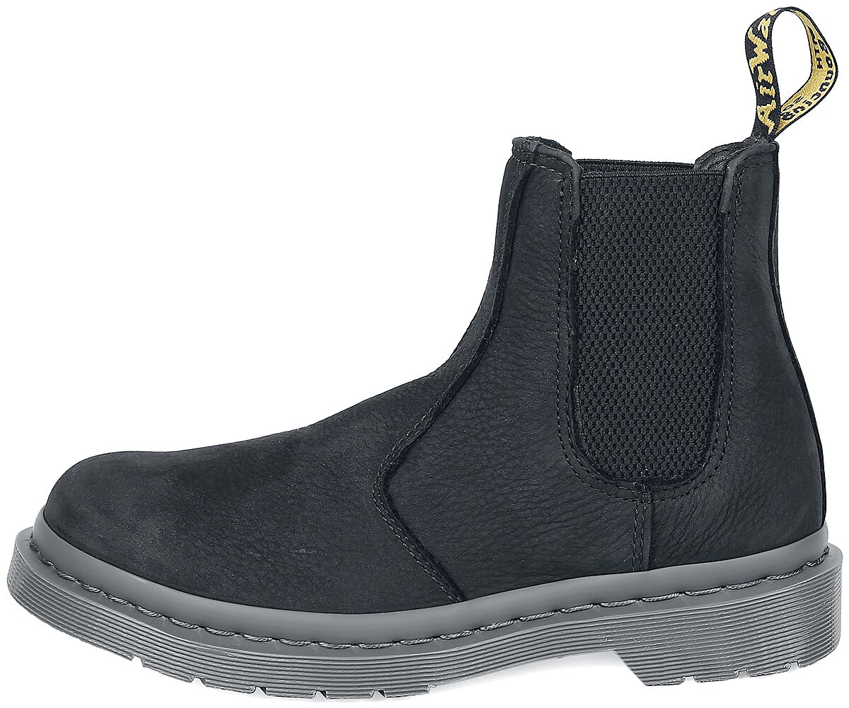 2976 - Black Milled Nubuck Wp | Dr. Martens Bottes