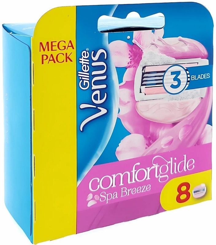 Gillette - Venus Comfortglide - Scheermesjes - 8 Navulmesjes