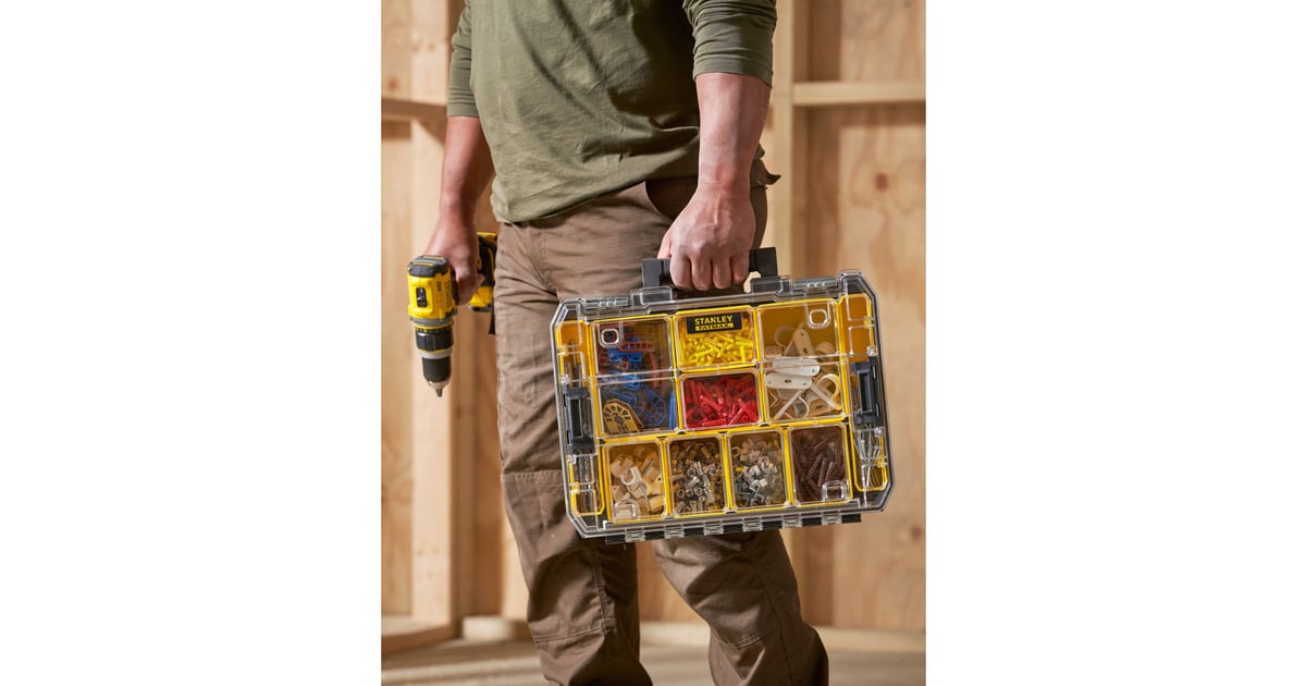 StanleyFATMAX PRO-STACK Organizer Compact gereedschapskist  (Zwart/geel)