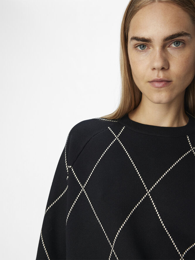 Object OBJESTER LS KNIT TOP AOP NOOS Multi