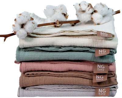 NG Baby Musselinteppe Deluxe, Ivory