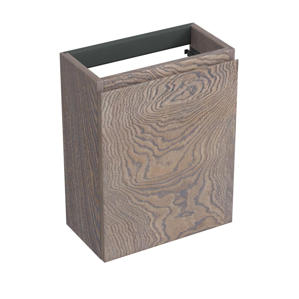 Forzalaqua Siena fonteinkast 40cm links silver grey