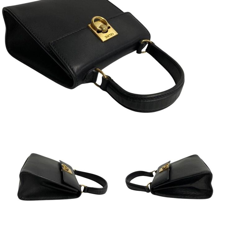 Celine Vintage Celine Handbag Black