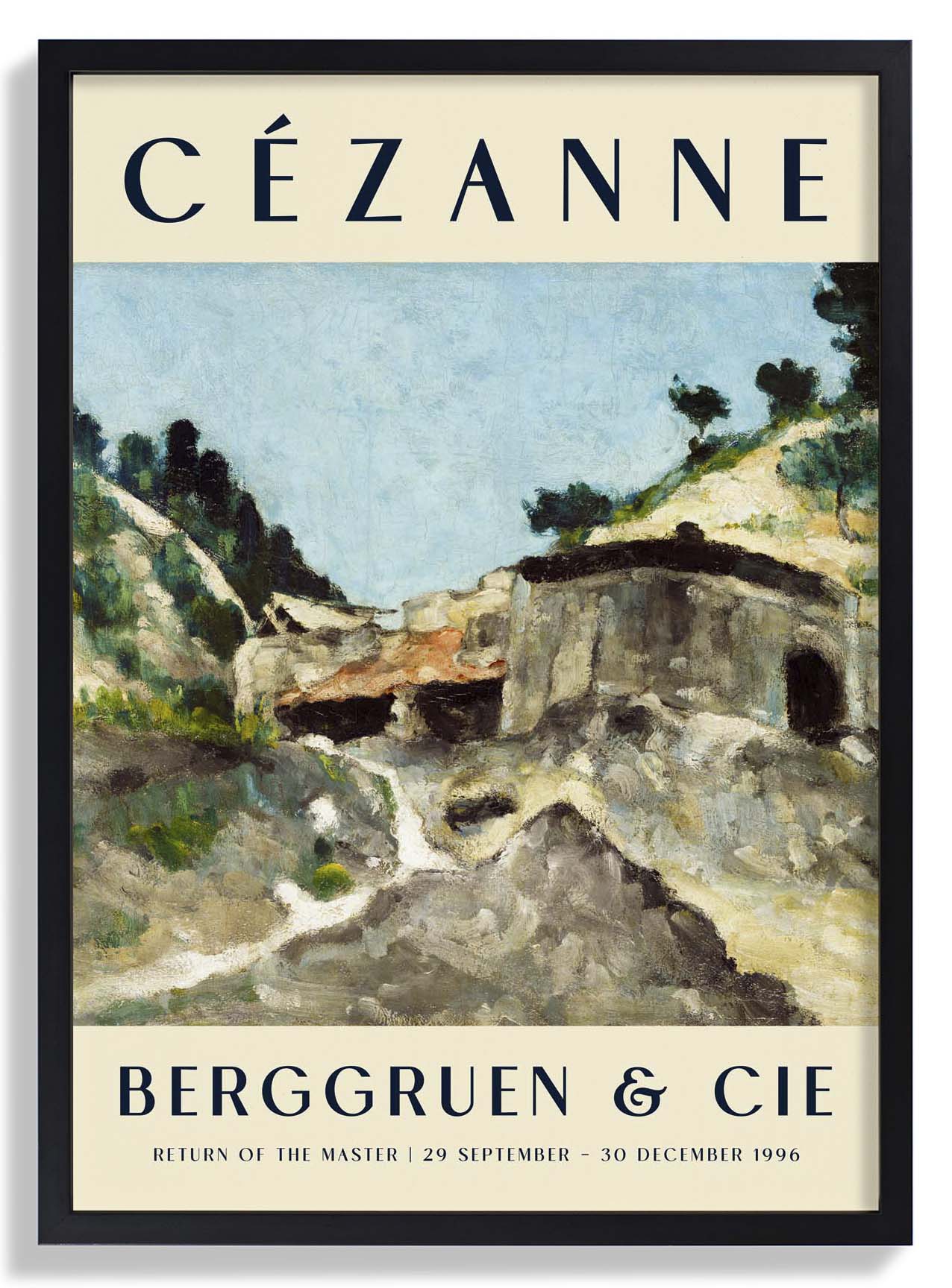 Landschaft mit Wassermühle Kunstausstellung von Paul Cézanne