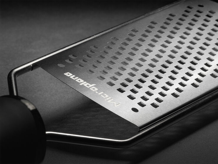 Microplane Gourmet rivejern grov Sølv/sort