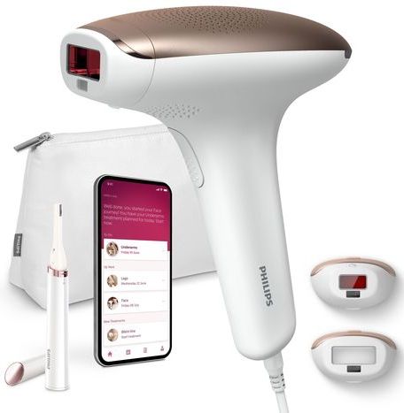 Philips Lumea Advanced BRI921/00 lichte haarverwijderaar Roze, Wit