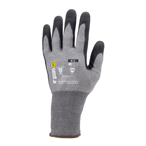 Gants de protection Coverguard anticoupure élevée, nitrile