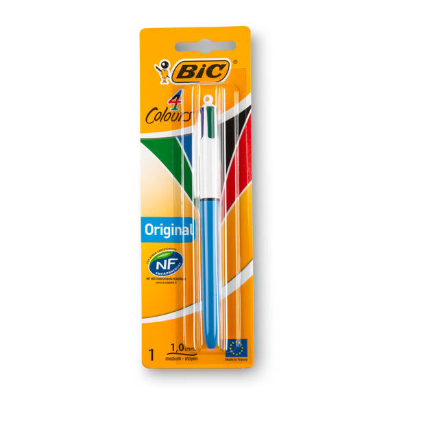 Bic 4-kleuren Balpen Medium