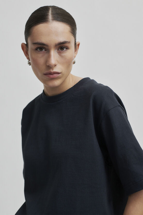 Second Female Sila SS Oversize Tee Dark gray