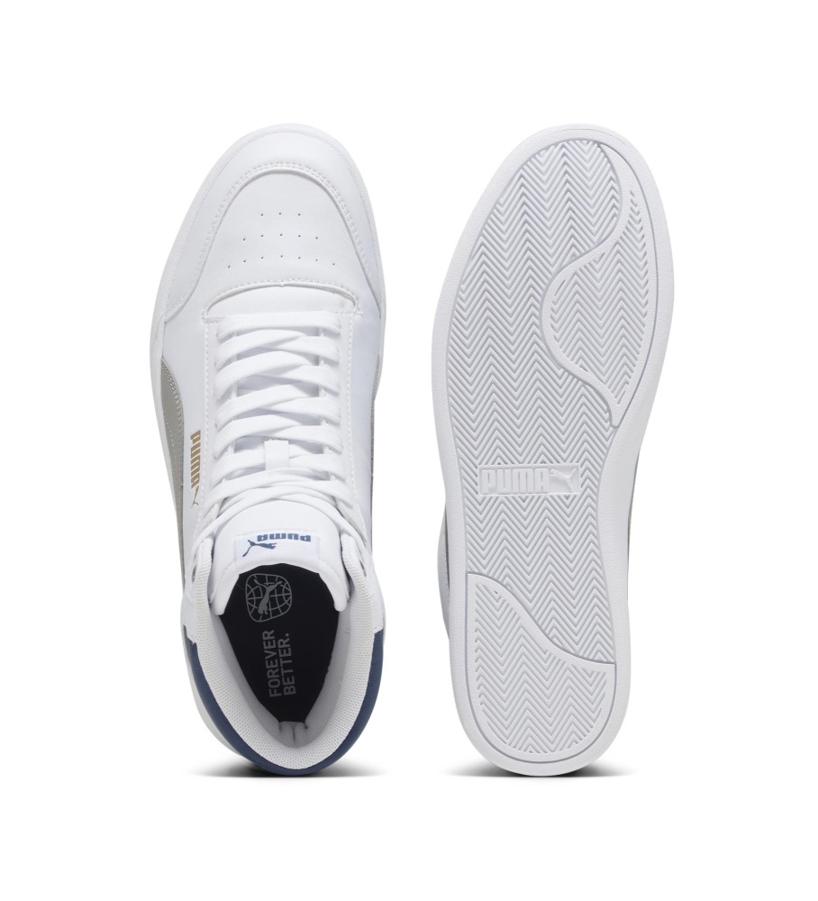 Tênis Puma Shuffle Mid, branco