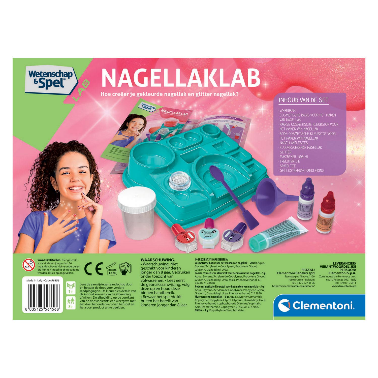 Clementoni Wetenschap & Spel - Nagellak Lab
