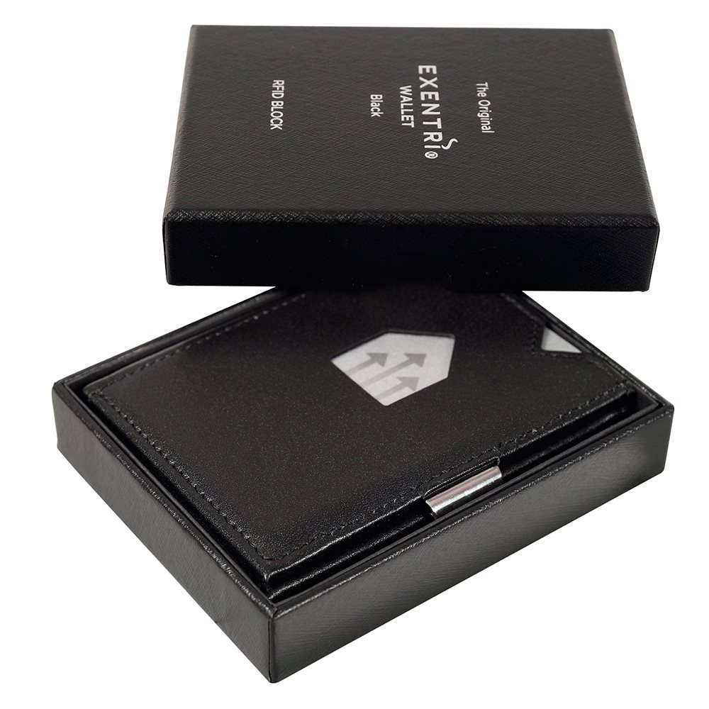 Exentri Leather Wallet RFID black