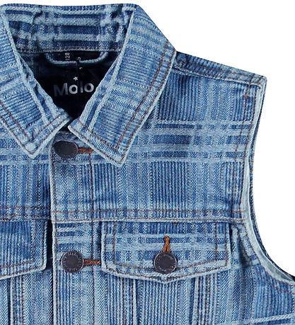 Molo Weste - Denim - Hertha - verwaschenes Karo