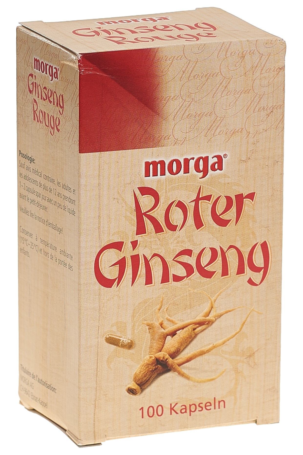 MORGA Roter Ginseng Kaps Blist 100 Stk