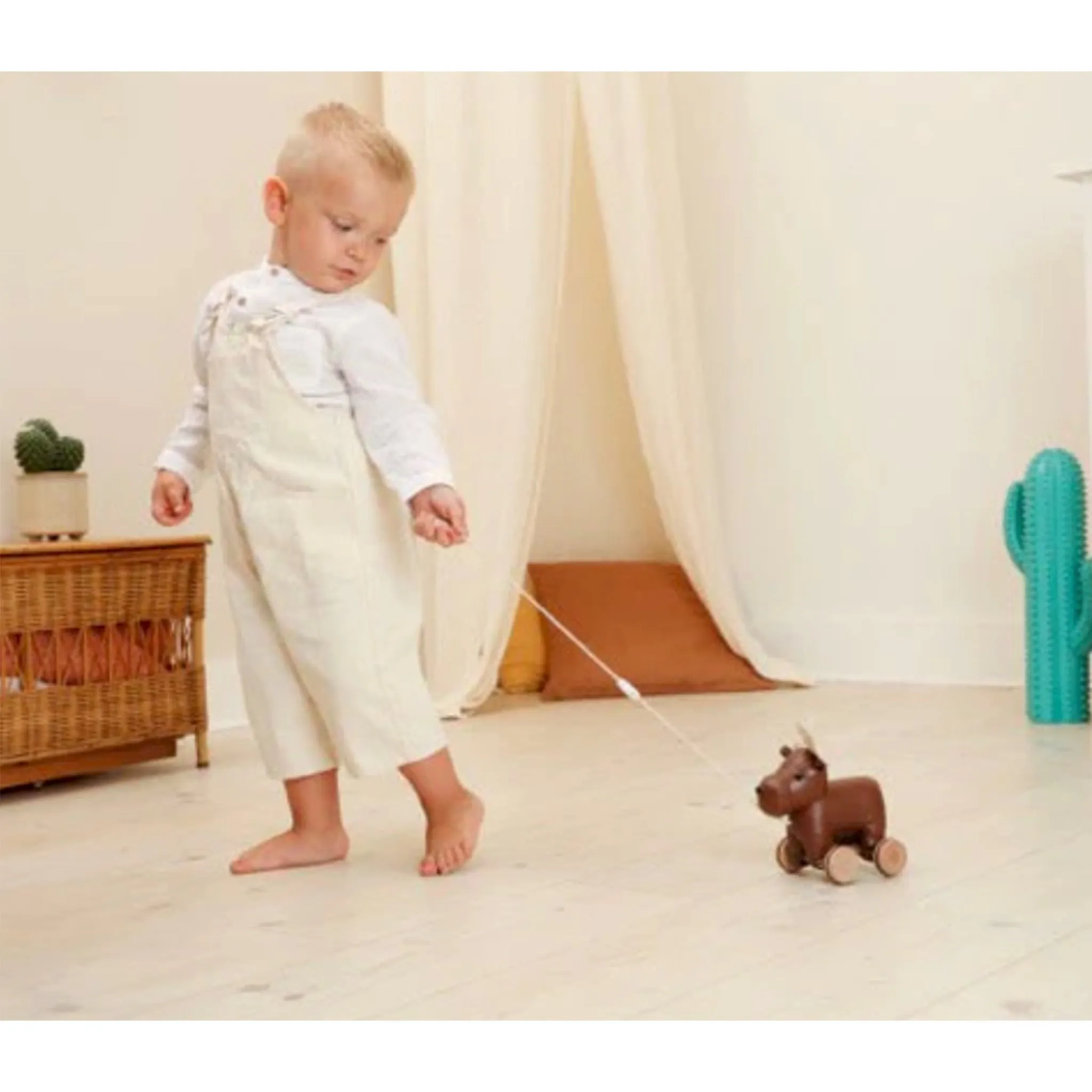 LittleBigFriends Jouet à Tirer - Bruce L'Orignal