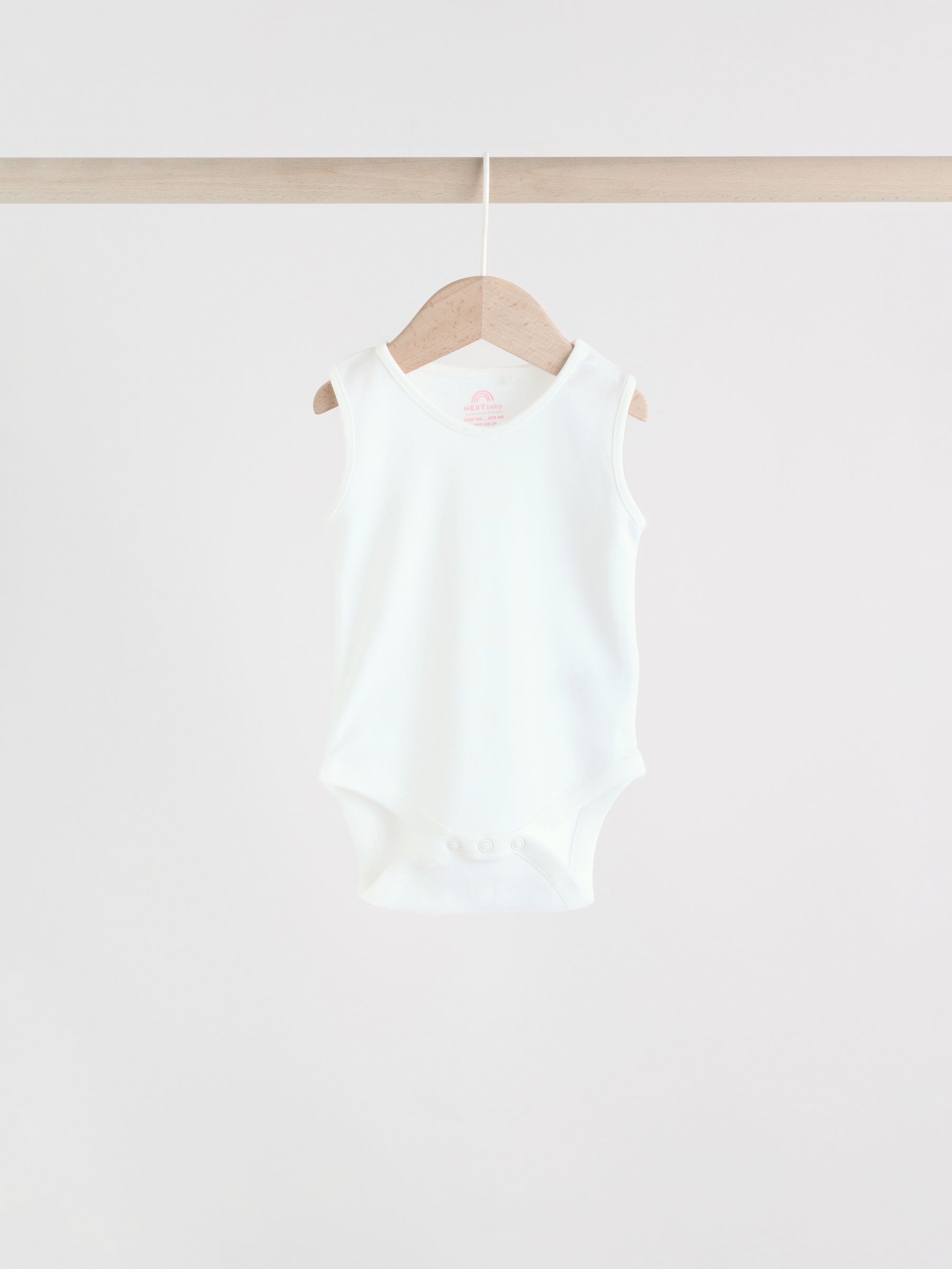 Roze/wit - Essentieel Vest Baby Bodysuits