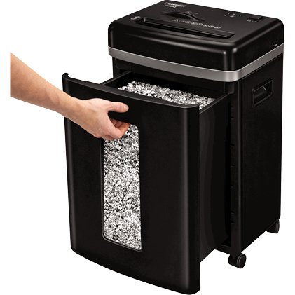 Fellowes Powershred 450M destructeur de papier Découpage par micro-broyage Noir