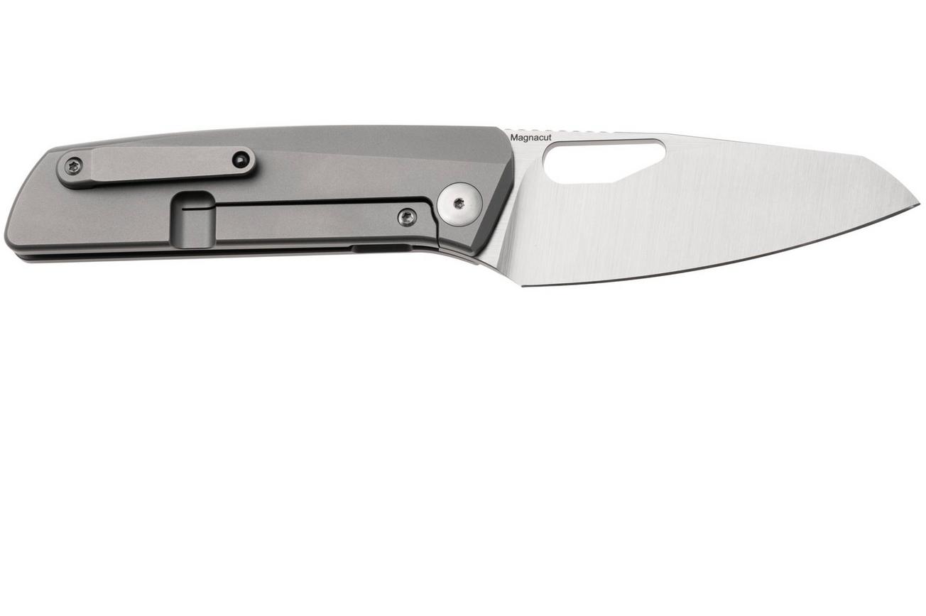 Liong Mah KUF 3.5 Satin MagnaCut, Titanium, zakmes