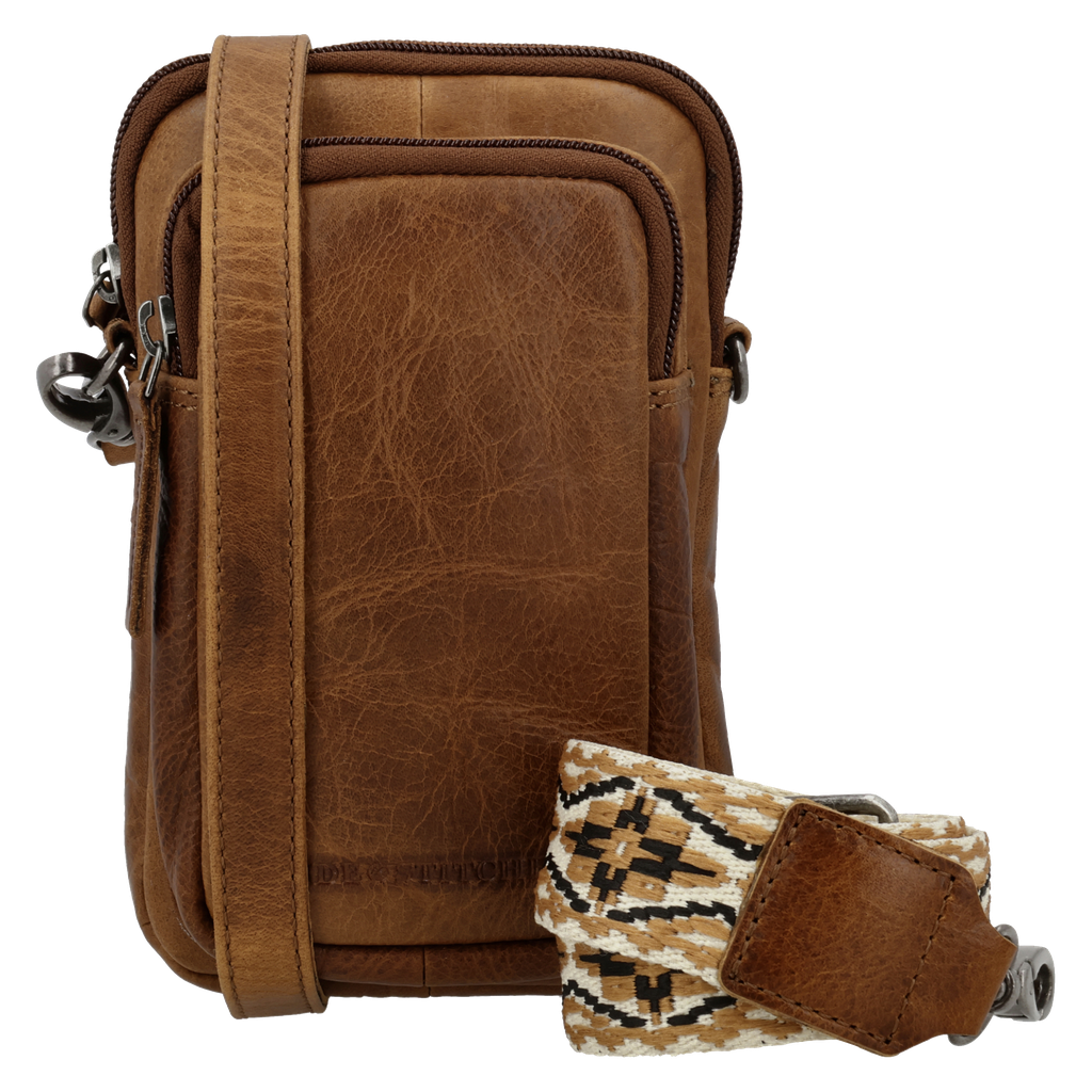 Hide & Stitches Next Navajo Telefoontasje Bruin