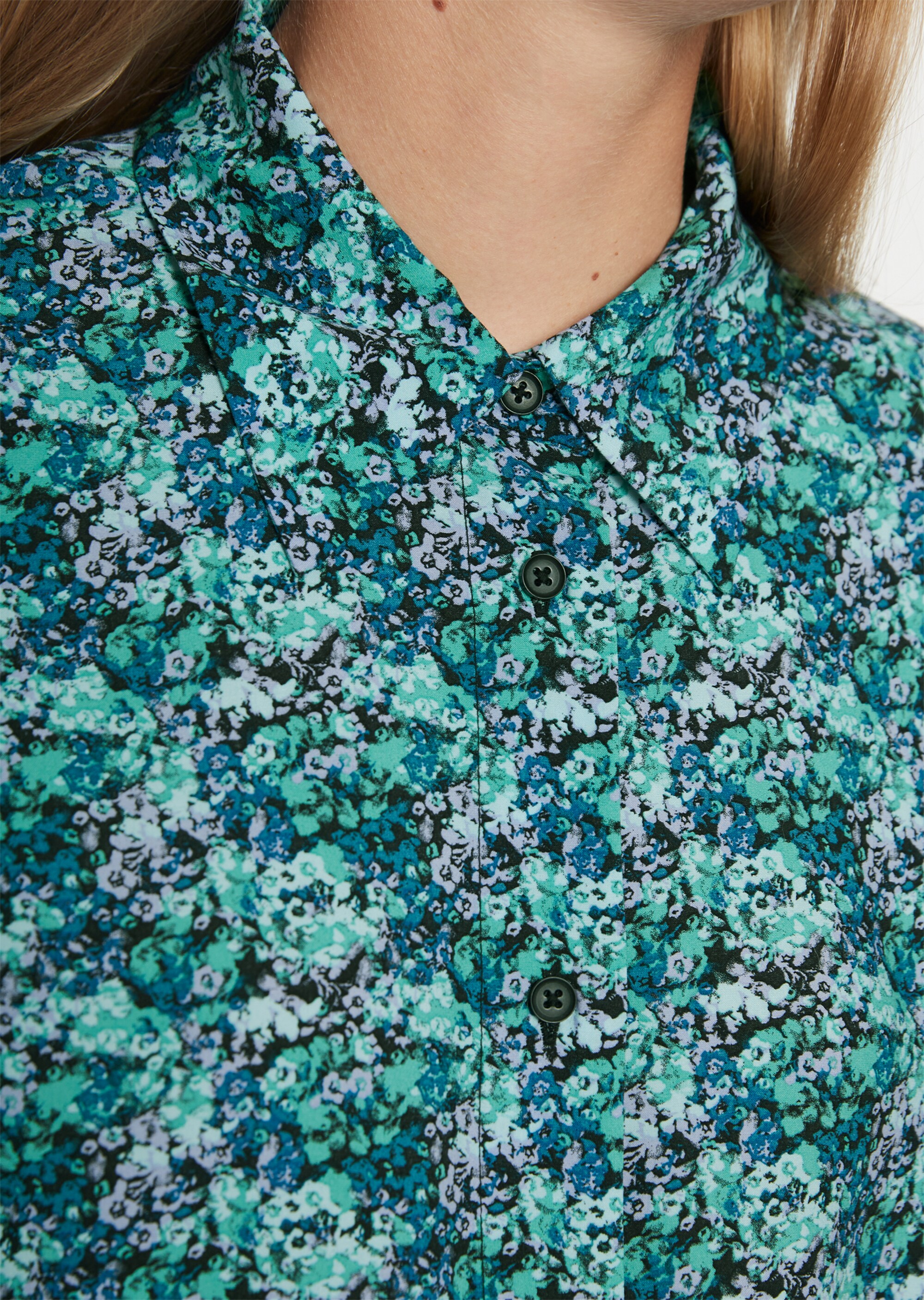 Print-Bluse looseaus LENZING™ ECOVERO™